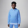 Jordan Mj Brooklyn Big Kids' Fleece Pullover Hoodie In Blue