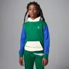 Jordan Big Kids' Brooklyn Fleece Pullover Hoodie In Pine Green