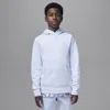 Jordan Big Kids' Brooklyn Fleece Pullover Hoodie In Grey