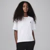 Jordan Brooklyn Essentials Big Kids' T-shirt In White