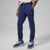 Jordan Mj Brooklyn Fleece Essentials Big Kids' Pants In Blue