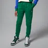 Jordan Mj Brooklyn Fleece Essentials Big Kids' Pants In Green