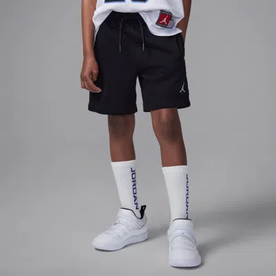 Jordan Mj Brooklyn French Terry Essentials Little Kids' Shorts In Black