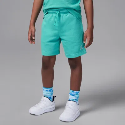 Jordan Mj Brooklyn French Terry Essentials Little Kids' Shorts In Green
