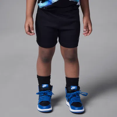Jordan Babies' Mj Brooklyn French Terry Essentials Toddler Shorts In Black
