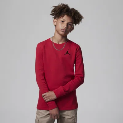 Jordan Kids' Logo-print T-shirt In Red