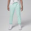 Jordan Mj Flight Big Kids' Fleece Pants In Green