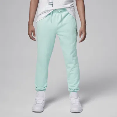 Jordan Mj Flight Big Kids' Fleece Pants In Green