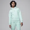 Jordan Mj Flight Big Kids' Fleece Pullover Hoodie In Green