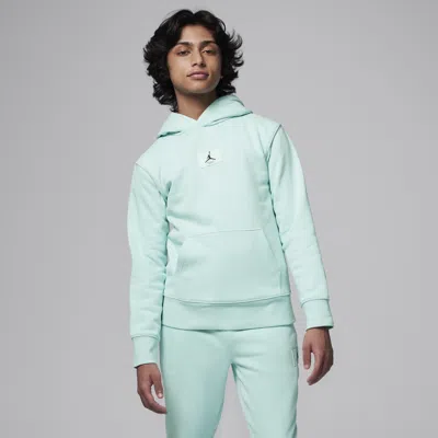 Jordan Mj Flight Big Kids' Fleece Pullover Hoodie In Green