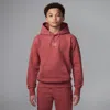 Jordan Mj Flight Big Kids' Fleece Pullover Hoodie In Canyon Rust