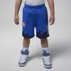Jordan Mj Moto Toddler Fleece Shorts In Blue