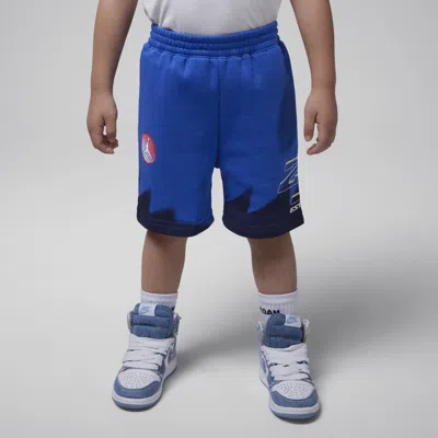Jordan Babies' Mj Moto Toddler Fleece Shorts In Blue