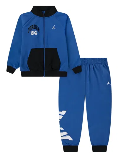 Jordan Kids' Mj Mvp Zip-up Pocket Tracksuit Set In Blue