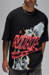 Jordan Mj Reissue Oversize Graphic T-shirt In Black