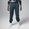Jordan Mj Sport Big Kids' Statement Hoop Fleece Pants In Green