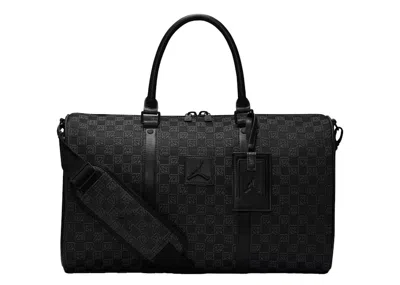 Pre-owned Jordan Monogram 25l Duffle Bag In Black