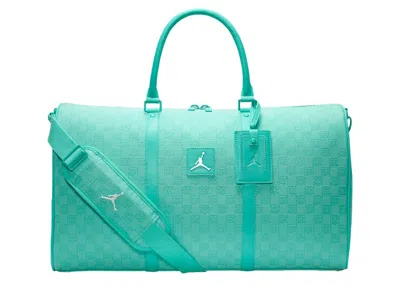 Pre-owned Jordan Monogram 40l Duffle Bag In Emerald Rise In Green
