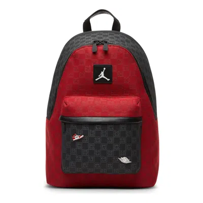 Jordan Monogram Backpack 20l 'black Red'