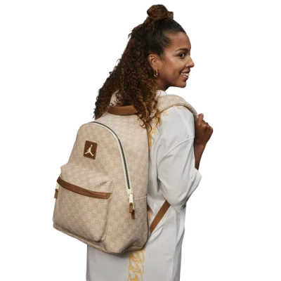 Jordan Monogram Backpack In Brown