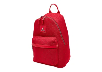 Pre-owned Jordan Monogram Backpack In Gym Red