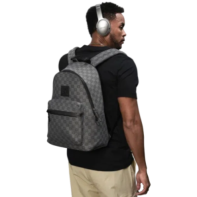Jordan Monogram Backpack In Gray