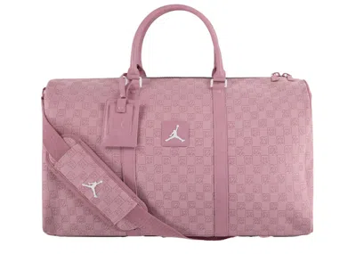 Pre-owned Jordan Monogram Duffle Bag (25l) In Pink