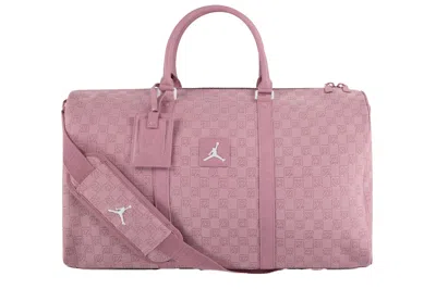 Pre-owned Jordan Monogram Duffle Bag Pink