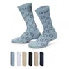 Jordan Monogram Essentials Big Kids' Crew Socks (6 Pairs) In Brown