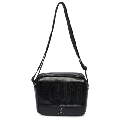 Jordan Monogram Messenger Bag In Black