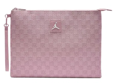 Pre-owned Jordan Monogram Pouch (0.98l) In Pink Glaze