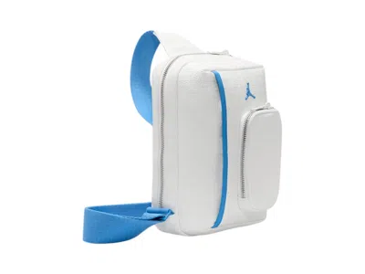 Pre-owned Jordan Monogram Sling 3l Bag In White