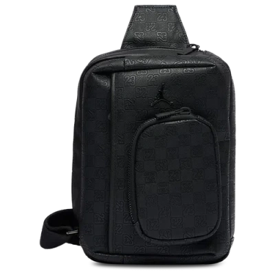 Jordan Monogram Sling Bag In Black