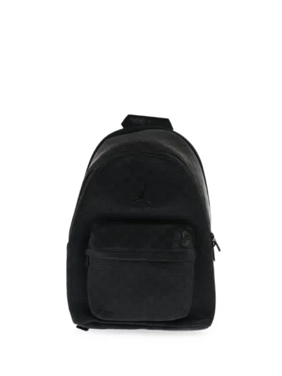 Jordan Monogram-pattern Backpack In Orange