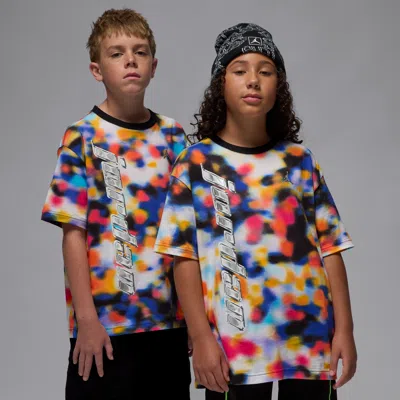 Jordan Mountainside Big Kids' Chrome T-shirt In Multi