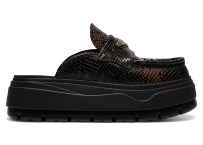 Pre-owned Jordan Mule Croc (women's) Sneakers In Velvet Brown