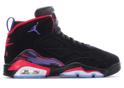Pre-owned Jordan Mvp 678 Raptors Sneakers In Black/university Red/anthracite In Multi