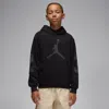 Jordan Mvp Big Kids' Jumpman Fleece Pullover Hoodie In Black