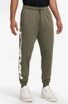 Jordan Mvp Fleece Joggers In Medium Olive/sail