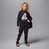 Jordan Mvp Little Kids' 2-piece Fleece Pullover Hoodie Set In Black