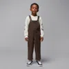 Jordan Mvp Little Kids' 2-piece Overalls Set In Brown