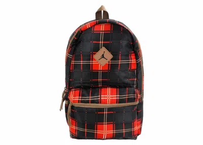 Pre-owned Jordan Mvp Quilted Backpack In Red/black