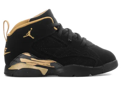 Pre-owned Jordan Mvp Sneakers In Black/metallic Gold