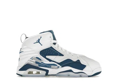 Pre-owned Jordan Mvp Sneakers In White/wolf Grey/industrial Blue In Multi