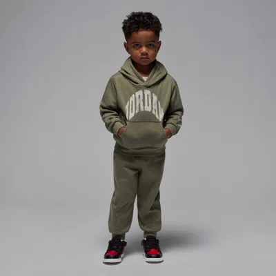 Jordan Babies' Mvp Toddler 2-piece Fleece Pullover Hoodie Set In Green