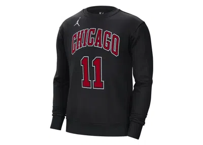 Pre-owned Jordan Nba Chicago Bulls Demar Derozan Courtside Statement Edition Sweatshirt In Black