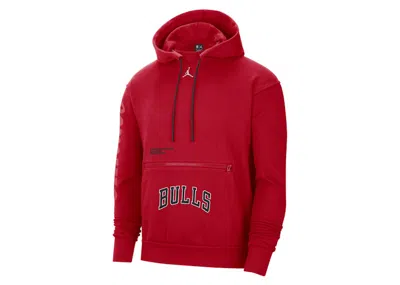 Pre-owned Jordan Nba Chicago Bulls Statement Edition Loose Fit Hoodie In Red