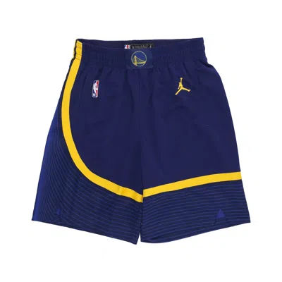 Jordan Nba Men's Basketball Shorts Nba Statement Edition 22 Dri-fit Swingman Short Golwar Loyal Blue/amarillo In Multi