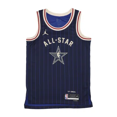 Jordan Nba Men's Basketball Tank Top Nba All Star Game 2024 Dri-fit Swingman Jersey No 0 Jayson Tatum Team East In College Navy