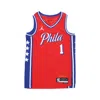 Jordan Nba Men's Basketball Tank Top Nba Statement Edition 22 Dri-fit Swingman Jersey No 1 James Harden Phi76e In University Red